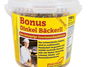 marstall Dinkel-Bäckerli 750g Eimer