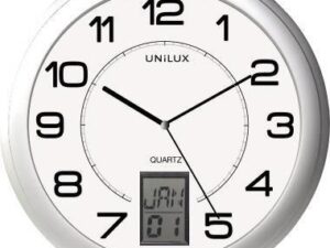 UNILUX Wanduhr Instinct 100340853 30,5cm Edelstahl silber