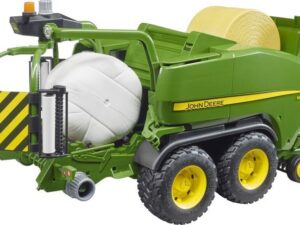 John Deere Rundballen-Presswickelkombi.