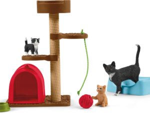 Spielspaß für niedliche Katzen