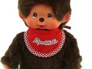 Monchhichi Classic Boy rot, ca. 20cm