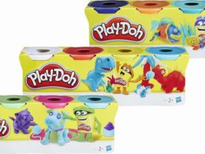 PD 4er Pack Knete, 3-fach sortiert