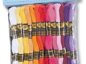 Stickgarn 52 Docken # 8m in 26 Farben