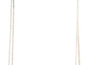 Brettschaukel Holz gebogen 50x15cm