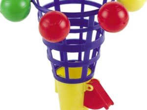 Fangbecher mit 6 Bällen