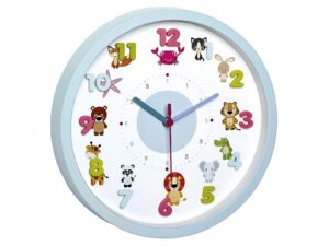 TFA-DOSTMANN Wanduhr Kinder Tiermotive Ø30,9cm