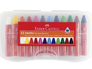 Faber Castell Wachsmalkreide JUMBO 12er 12er Etui