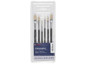 Borstenpinsel Set 6 teilig 6-teilig
