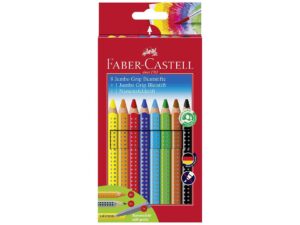 Faber Castell Jumbo GRIP Promo-Etui 8+1+1 8er Kartonetui