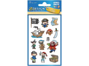 AVERY ZWECKFORM KID Papier Sticker Piraten3Bg