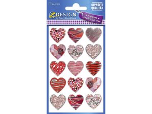 AVERY ZWECKFORM CRE Effektfolie Sticker Herzen