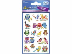 AVERY ZWECKFORM Papiersticker Vögel/Eule 57512