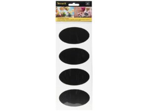 SECURIT Kreidetafel Sticker Set oval 8er Set