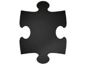 SECURIT Wandkreidetafel XXL Puzzle6tlg 6er Set