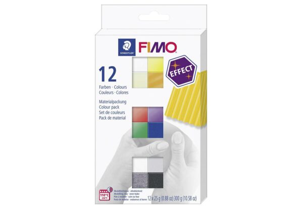 STAEDTLER Fimo Effektfarben sort. 12St 12er Karton