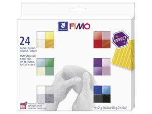 STAEDTLER Fimo Effektfarben sort. 24St 24er Karton