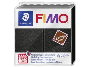 STAEDTLER Fimo Leder effect schwarz