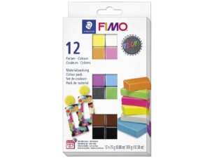 STAEDTLER Modelliermasse 'Fimo Effect' Neon 12er Kartonetui