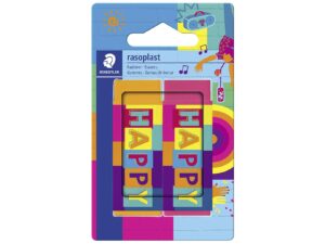 STAEDTLER Radierer 'rasoplast Happy' Blisterverpackung mit je 2 Radierern, farblich sortiert